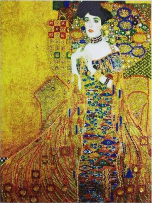 Broderie Diamant Madame Bauer Klimt