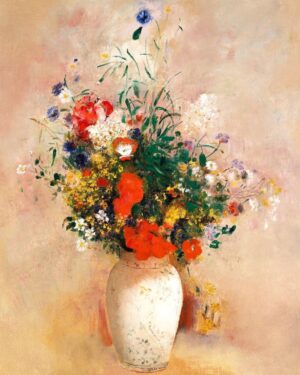 Broderie Diamant Vase de Fleurs Odilon Redon