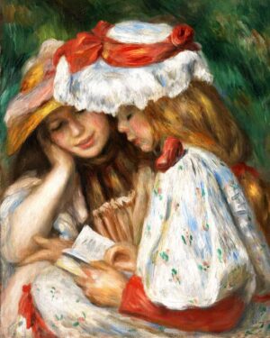 Broderie Diamant Jeunes Filles Lisant Renoir